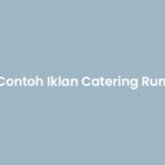 Contoh Iklan Catering Rumahan