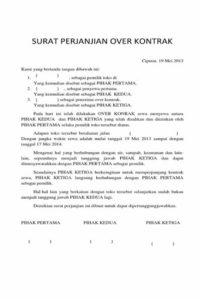 15 Contoh Surat Perjanjian Sewa Ruko 2024 : Struktur & Cara Membuat