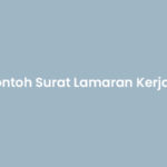 Contoh Surat Lamaran Kerja di Toko